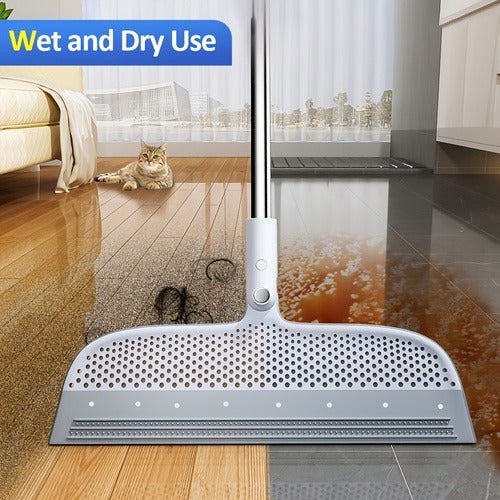 Multifunctional Silicone Floor Squeegee – 180° Rotatable